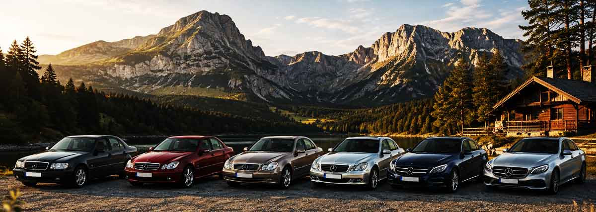 Evolution der C-Klasse: Vom W201 zum W206