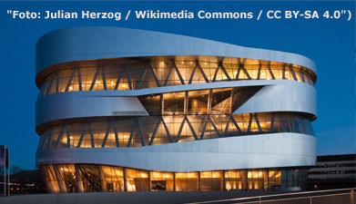 Mercedes-Benz Museum in Stuttgart-Untertürkheim