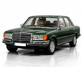 Die erste offizielle S-Klasse: Mercedes-Benz W116